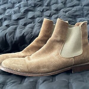 Thursday boot company Cavalier Chelsea boots sandstone suede